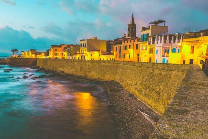 Panoramic Bastioni Sea View Lägenhet Alghero Exteriör bild