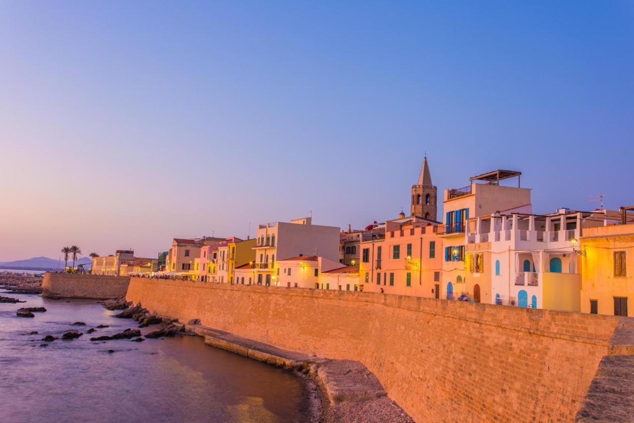 Panoramic Bastioni Sea View Lägenhet Alghero Exteriör bild