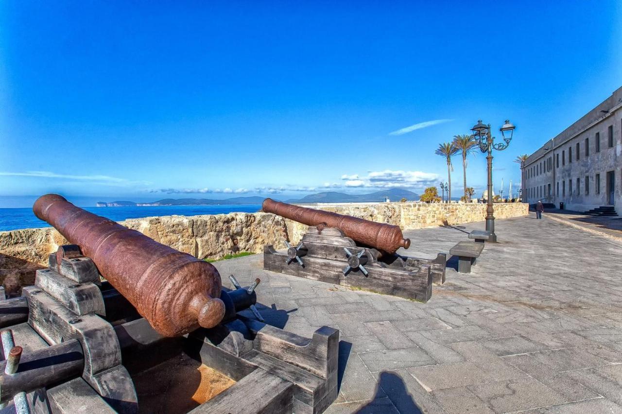 Panoramic Bastioni Sea View Lägenhet Alghero Exteriör bild