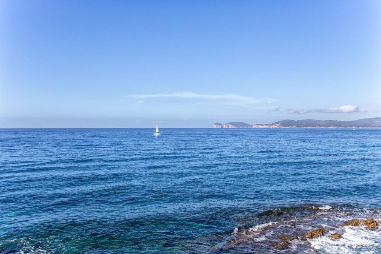 Panoramic Bastioni Sea View Lägenhet Alghero Exteriör bild