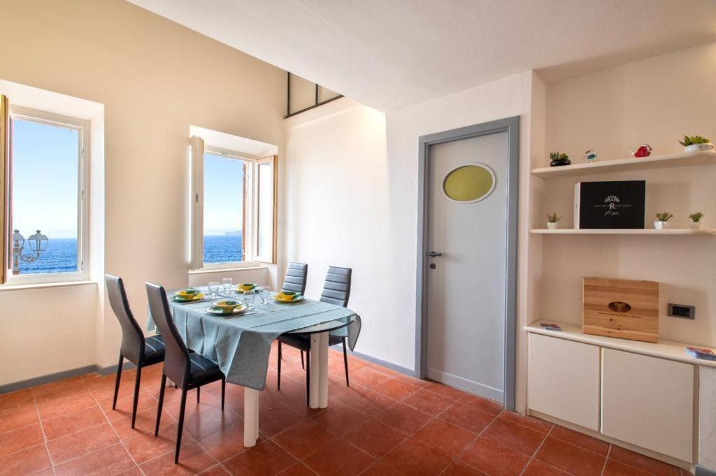 Panoramic Bastioni Sea View Lägenhet Alghero Exteriör bild