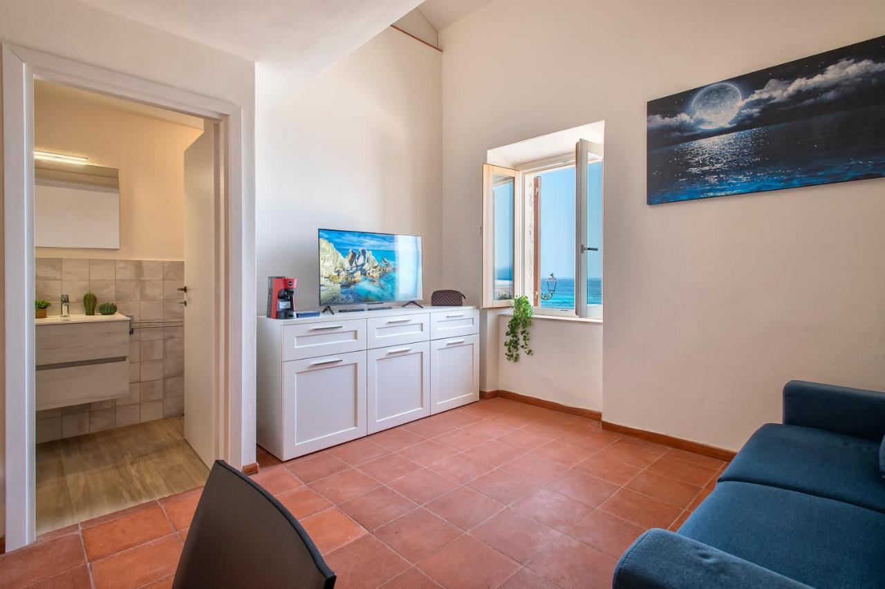 Panoramic Bastioni Sea View Lägenhet Alghero Exteriör bild